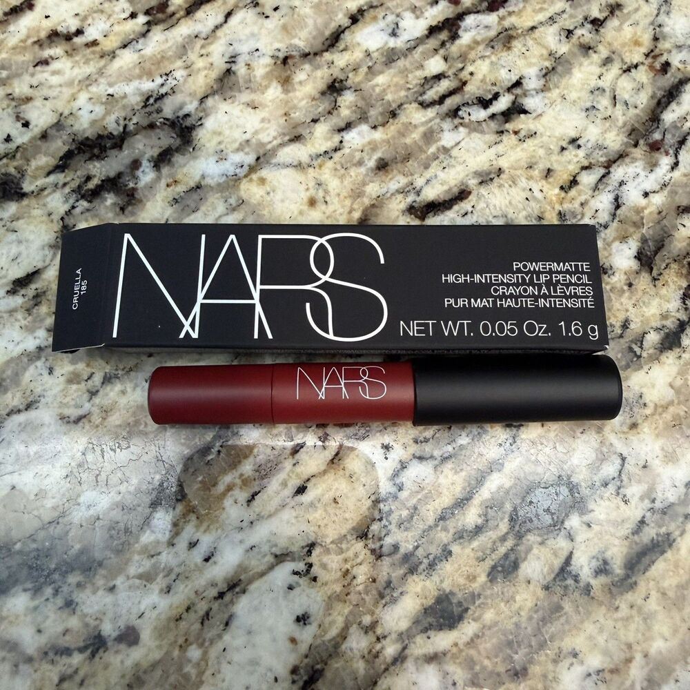 NARS Powermatte High Intensity Lip Pencil Cruella 185 Scarlet Red 0.05oz New